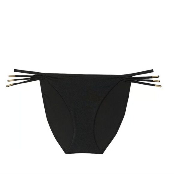 1202 NWT VS Archives Strappy Hardware String Bikini Bottom SZ Small - Picture 1 of 5